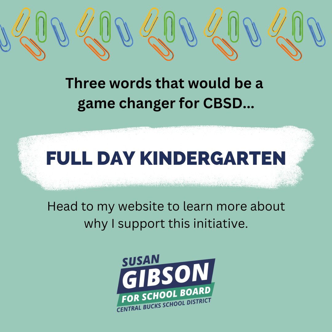Did you know that 85% of school districts in PA offer full day kindergarten?