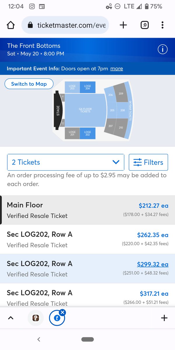Kytt's tweet photo. @TheFrontBottoms Hey I'm glad for y'all but what the heck is up with you letting Ticketmaster gouge your fans? Was psyched at the idea of seeing you until I saw that tickets for your Huntington, NY show start at over $210! Pretty gross! https://t.co/24SueMwBj8