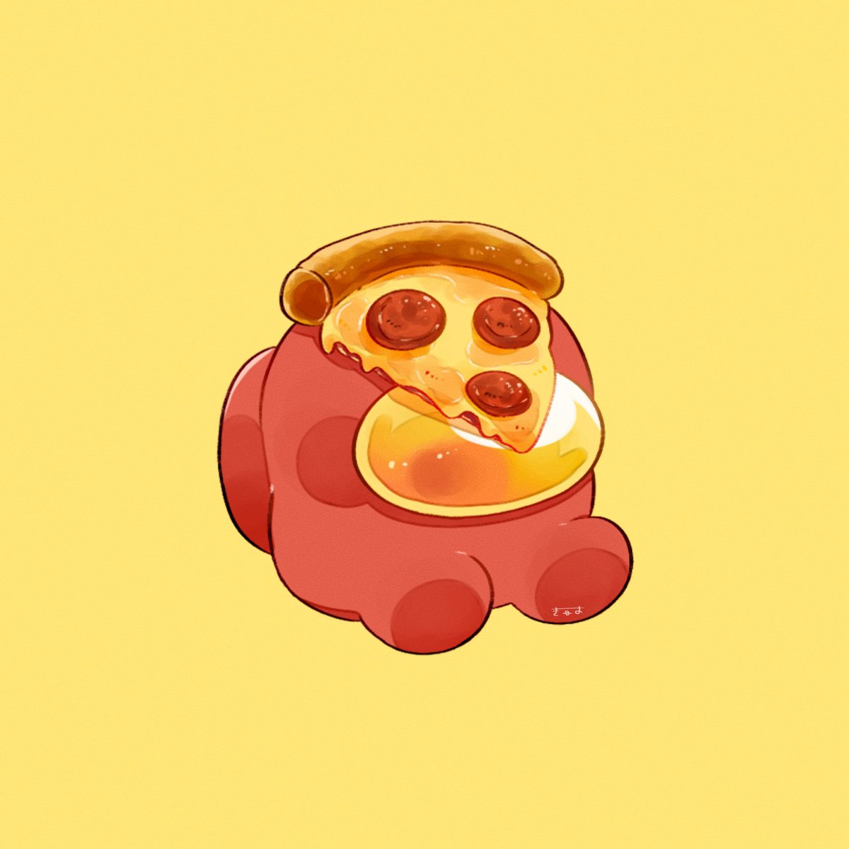 「pizza 」|てんみやきよのイラスト