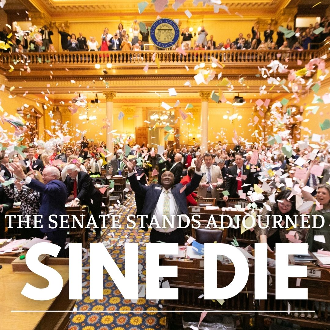 GASenatePress's tweet image. The Senate stands adjourned Sine Die #gapol #gasenate