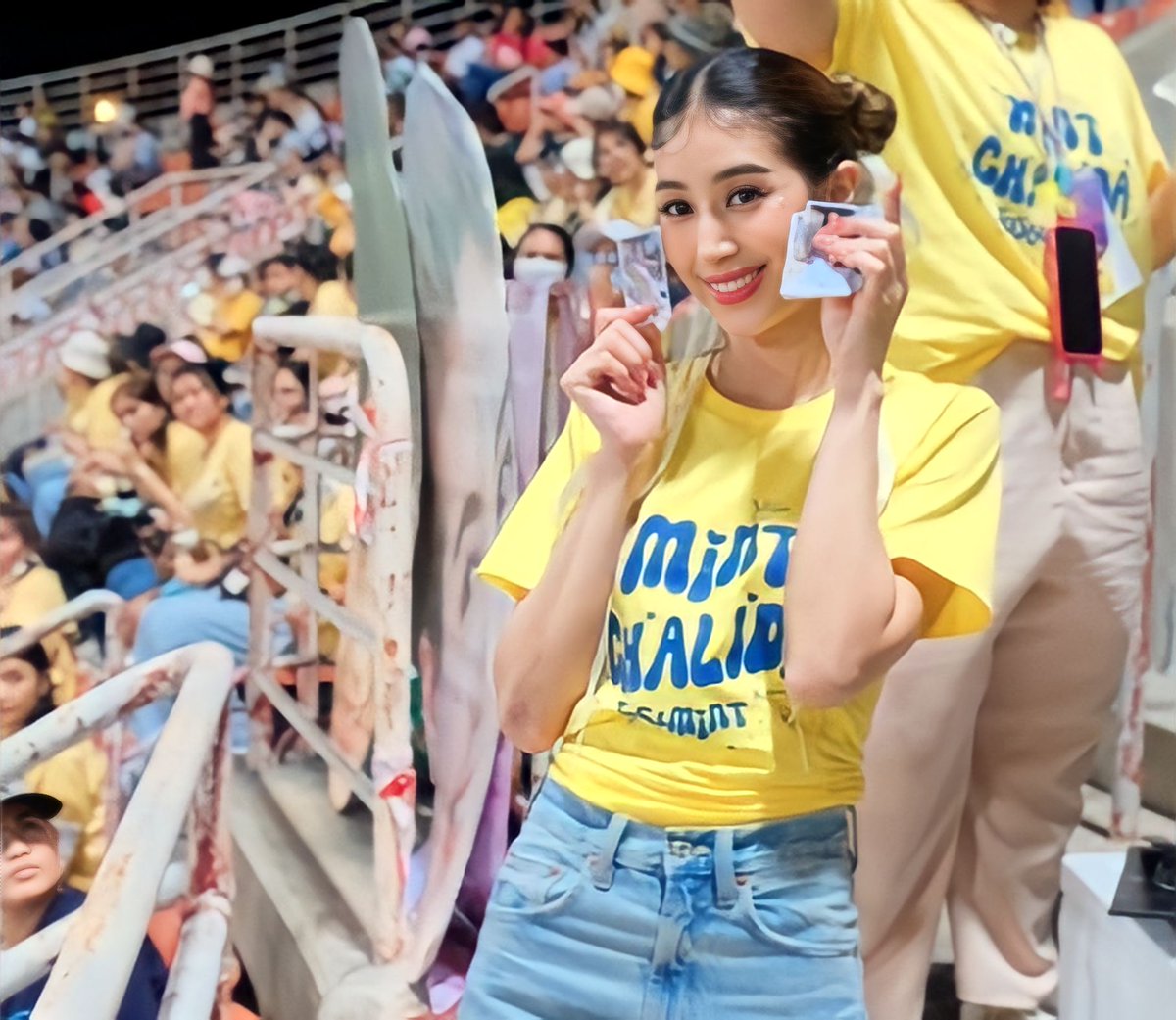 kanvalai3's tweet photo. รักเมนที่สุดใครไม่รักแต่เรารักและจะรักแบบนี้ตลอดไปน๊า💛💛💛💛💛💛💛💛💛💛💛💛💛💛
#มิ้นต์ชาลิดา 
#justmint 
#BelovedFestival53ปีดีต่อใจ 
#53ปีช่อง3ดีต่อใจ https://t.co/gdPzZ3a7CD