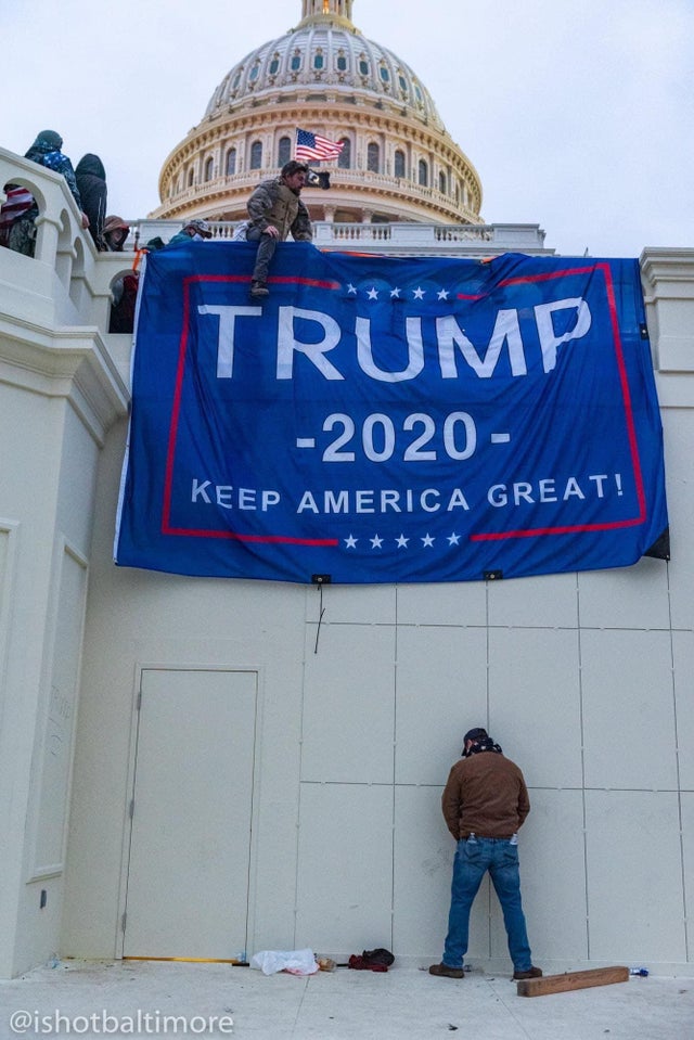 DavidShamu's tweet photo. @iamgabesanchez The Jan.6th rioters that Boebert calls political prisoners spread urine and feces throughout the Capital. But, now she has a problem with public urination? https://t.co/4JvFL9Xj4J