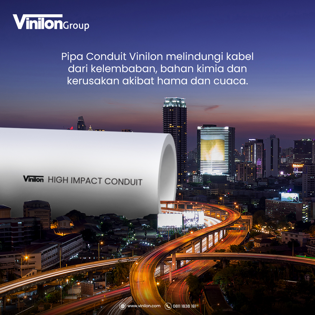 vinilon_group's tweet photo. PPipa Conduit Vinilon berfungsi untuk mengamankan kabel pada gedung yang tentunya membutuhkan pengaman ekstra agar bisa terhindar dari kerusakan.

#vinilongroup #vinilon #sistemperpipaan #pilihanterbaik #kuatdanlentur #dariindonesiauntukindonesia #pipaconduit #conduit #pipapvc https://t.co/mGCMSEtHWq