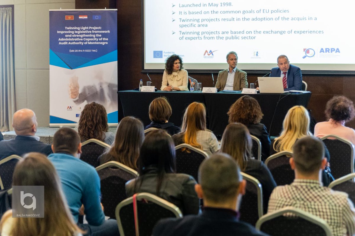 engstrom_yngve's tweet photo. Did you know that 🇲🇪 got 300 million€ #EUfunds in 2014-2020? The 🇲🇪 Audit Body has to audit 50% of this amount. We launched a new #EUtwinning project for 🇲🇪 Audit Body to get expertise from 🇭🇷🇮🇪🇸🇪🇭🇺 on how best to 📊 control&manage 🇪🇺 funds. Good luck!
#EUforCG https://t.co/GIFytUbRFj