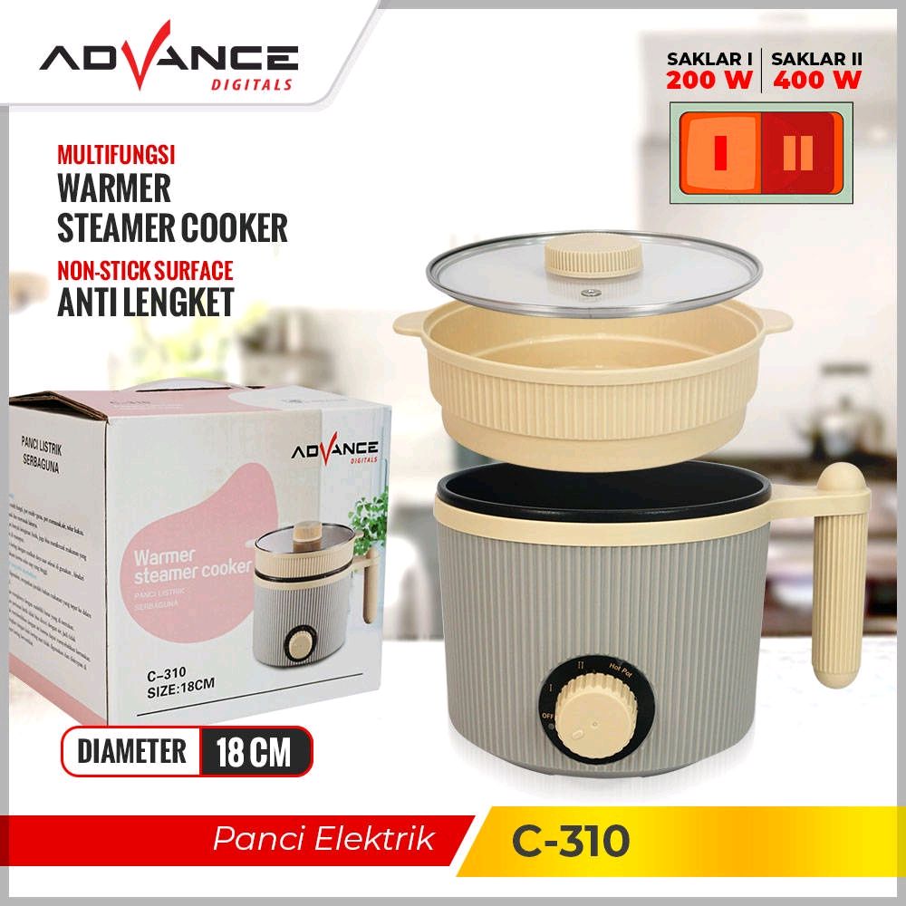 herukopral's tweet photo. Cek 【Garansi 1 Tahun】Advance Panci Listrik Multifungsi 200Watt (Bisa Masak Nasi) 1.8L Panci Kukusan Steamer Jumbo Panci Eletrik dengan harga Rp99.000. Dapatkan di Shopee sekarang! https://t.co/yQLcnLWTSQ https://t.co/WOd9VUNqA1