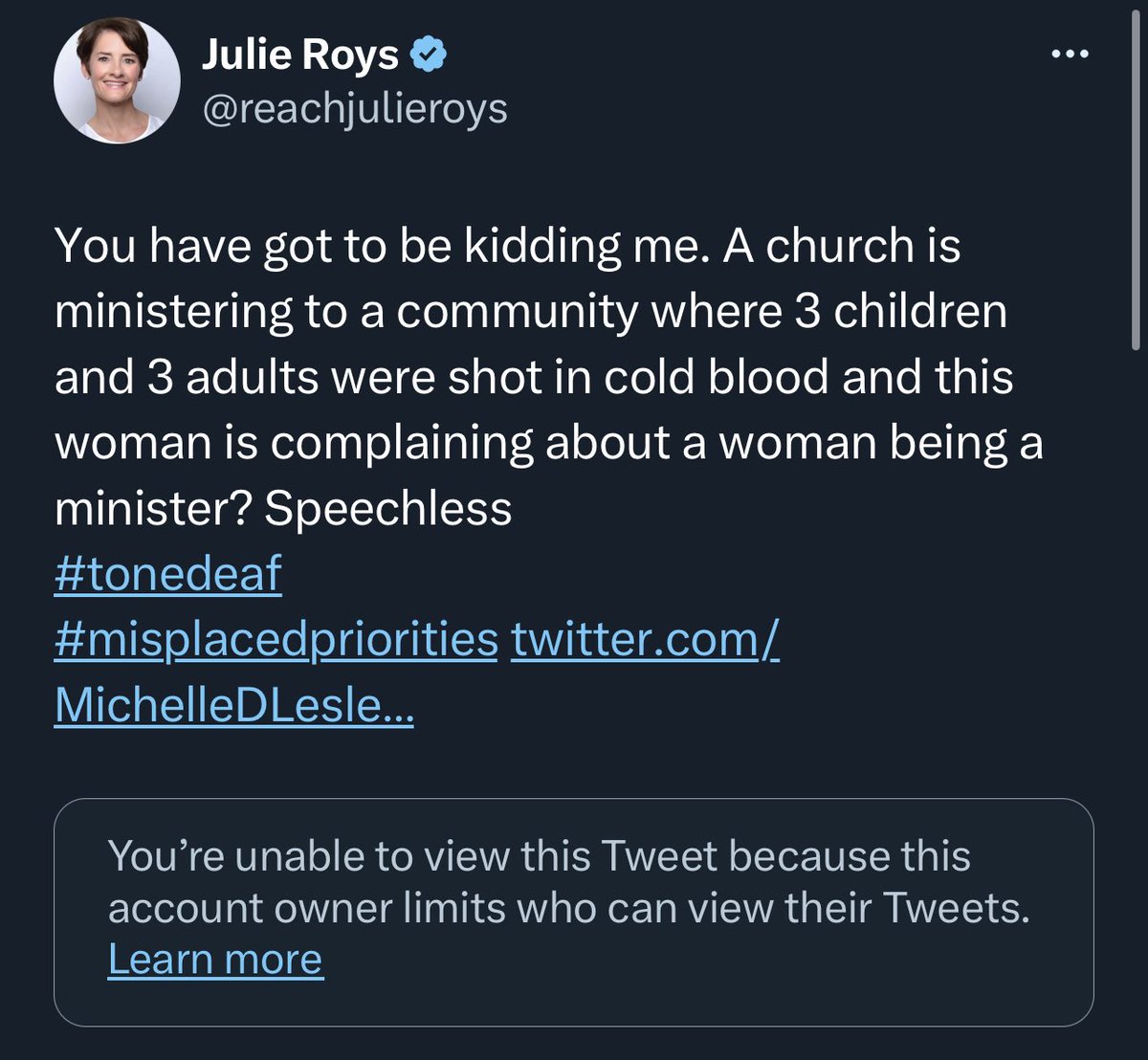 ChurchReverse's tweet photo. I love how people say things and then can��t stand by their beliefs despite criticism. That’s like saying “I will only follow Jesus if people approve me.” No conviction in hiding what you truly believe behind the flag of “privacy…” https://t.co/BJQlFIejG9