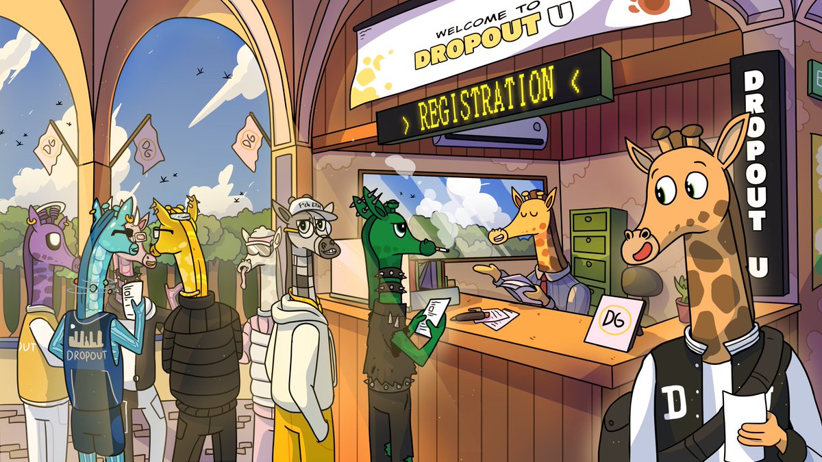 Pack your bags, registration for Dropout Giraffes is around the corner!🎒

Any interaction with this tweet will be considered for Giraffelist!🦒