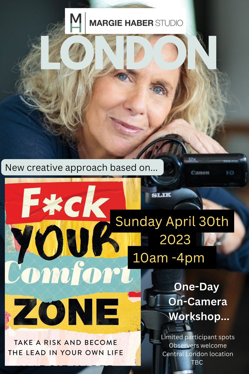 Margie is in London for a one day auditioning and self taping workshop - April 30th - “it’s a game changer” and if you’re looking to transform your auditioning and get booking! JUMP IN NOW - she has 4 actors in the UK who booked major roles !  Email us info@margiehaber.com