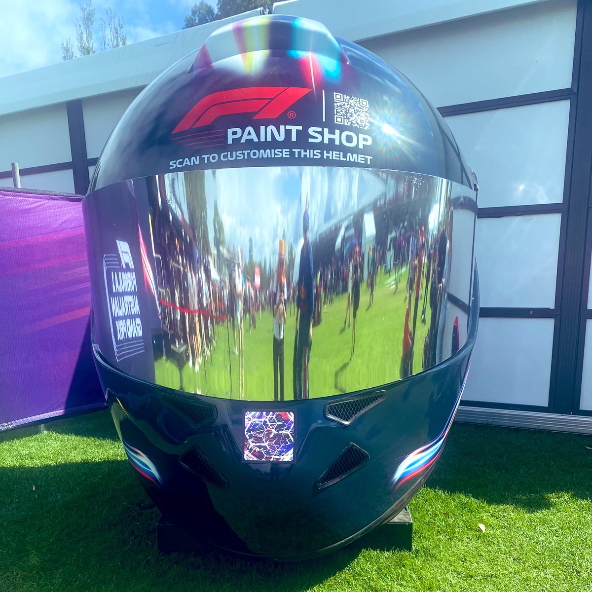 Jacqui_and_West's tweet photo. Don’t look too close 😂 
We have no idea how to do F1 without West 🐻 Come home mate. You’re missing out on #AusGP https://t.co/R7vkOtdMaR