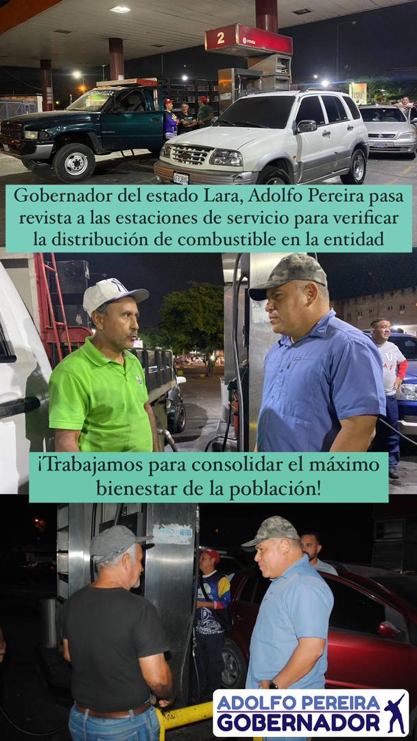 #29Mar | Gobernador Bolivariano @AdolfoP_Oficial pasó revista a las estaciones de servicio para verificar la distribución de combustible en la entidad.
¡Rumbo Seguro!
#CorruptosTrasLasRejas

@NicolasMaduro @MagaGutierrezV @JavierC_Salud @gobiernodelara