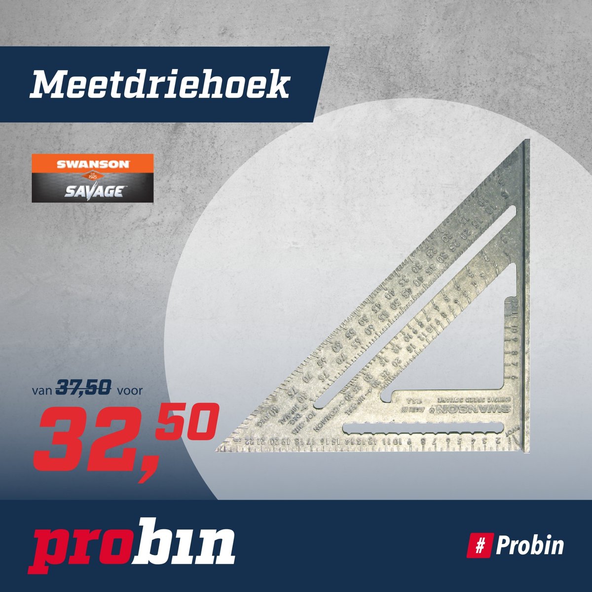 InfoMelse's tweet image. 5-in-1 gereedschap: tekenhaak, verstekhaak, gradenboog, (kras-)lijnentekenaar (met inkepingen om de 0,5 cm) en zaagbegeleider. Uit één stuk gegoten aluminiumlegering. Met matte afwerking, om schittering te voorkomen. Bekijk 'm hier:  p1e.nl/_4B6