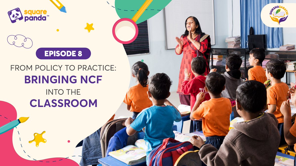 In #ShikshaSarathi Episode 8, Sonia Relia recommends that schools equip #teachers with the necessary #skills and resources to effectively implement #NationalCurriculumFramework in the #classroom. Watch this video to learn more!

squarepanda.app.link/e/30032023Tw

#SquarePandaIndia