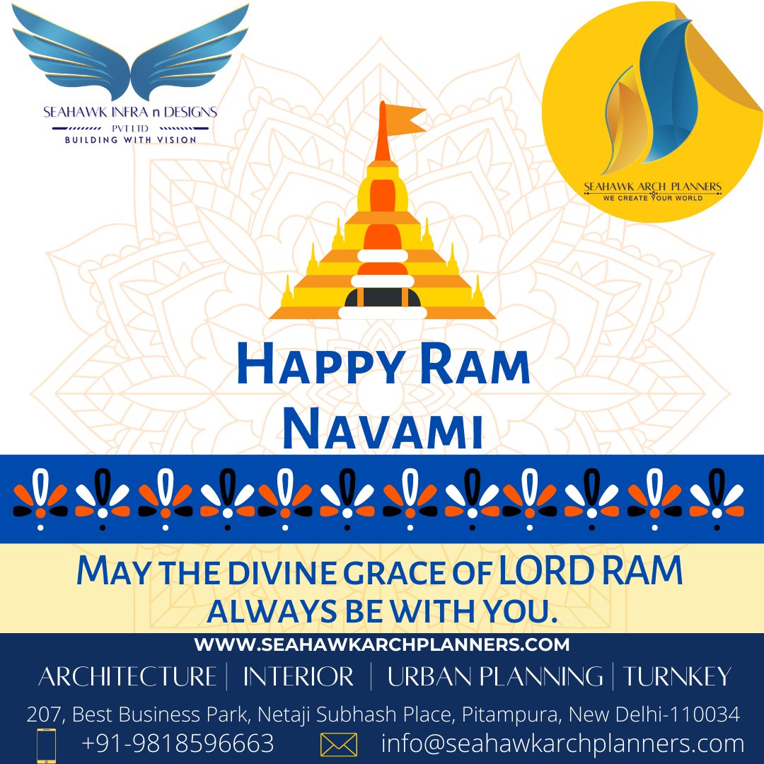 AndSeahawk's tweet image. May the divine grace of LORD RAM always be with you.
Happy Ram Navami..
bit.ly/3FQn7sk
#ArchitecturefirminDelhi #SeahawkInfraNDesigns #Interiors #furnituredesign #constructionfirm #interiordesignercompanyindelhi