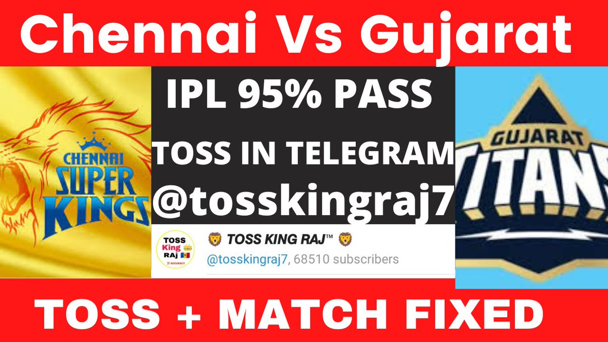 tosskingraj's tweet photo. #IPL2023 #CSKvsLSG #CSKvGT #iplfantasy #tosskingraj #ipltoss 

Check - https://t.co/qQu9RYmJyO https://t.co/sYk1r6PQcA