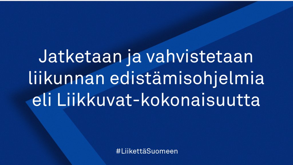 #Liikkuvat edistävät eri-ikäisten liikunnallista elämäntapaa. Teemme työtä, jotta
🤸‍♂️ Rakenteet tukevat liikkumista
💡 Toimijoiden osaaminen vahvistuu
🤝 Yhteistyö lisääntyy
#LiikkuvaVarhaiskasvatus #LiikkuvaKoulu #LiikkuvaOpiskelu <a href="/liikkuvaperhefi/">Liikkuva Perhe</a> <a href="/liikkuvaaikuine/">Liikkuva aikuinen</a> #Ikiliikkuja