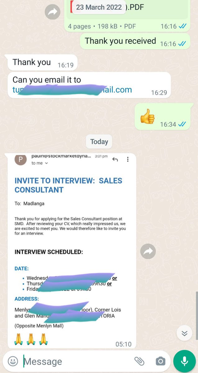 ZamakonkeK's tweet photo. Allow Experts to Revamp your cv to Increase your chances of getting Hired!

Cover letter costs R50📝❤ 
CV (Prices From R80)📝❤

Whatsapp link:📲(https://t.co/VoTRcKRbyy) or 078 848 6818 

[TESTIMONIES, VIEW THE THREAD] https://t.co/ZKokTAYH7a