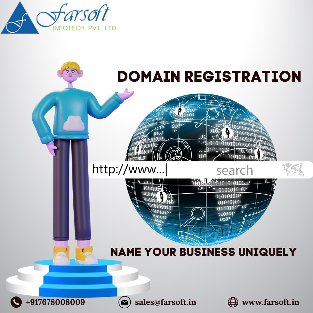 farsoftinfotech's tweet photo. Secure your online presence with our reliable domain registration services!!
@farsoftinfotech
#domainregistration #domainnames #domainn #webhosting #domainnames #webdesign #website #domainsforsale #domainnamesforsale #hosting #business #startup #wordpress #brandingtips https://t.co/Ohy8uNLLX6