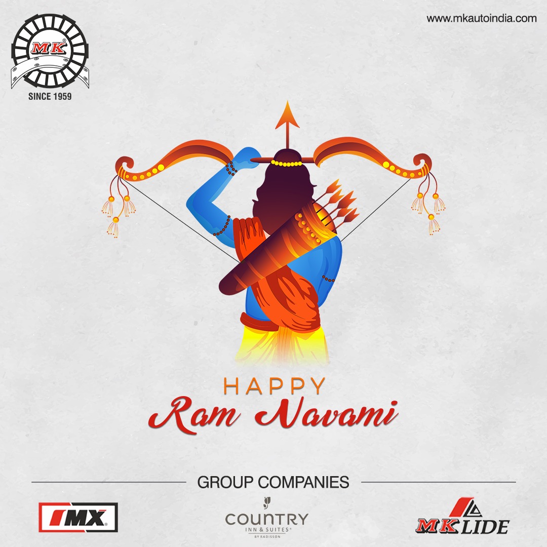 MKAutoIndia's tweet photo. May Lord Ram's blessings always be with you and your loved ones. 

Have a very happy #RamNavami. 

#MKAuto #AutoParts #FrictionTechnology #JaiShreeRam #RamNavami #Navami https://t.co/XOhN4XGSbH