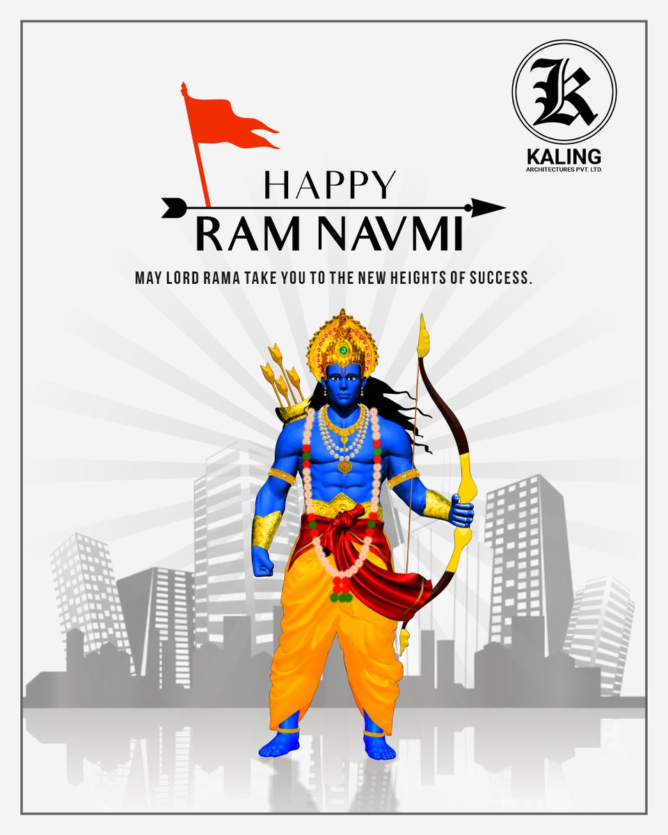 KalingLtd's tweet photo. May the divine grace of Lord Rama always be with you.
Wish you a very happy and prosperous Rama Navami !
.
.
.
.
#shriram #festival #india #ramnavami #MakeInIndia #architect #indianfestivals #ram #shriram #makeinindia #kalingarchitecture #interiordecor  #architect #navmi https://t.co/qyyLFE7dxI
