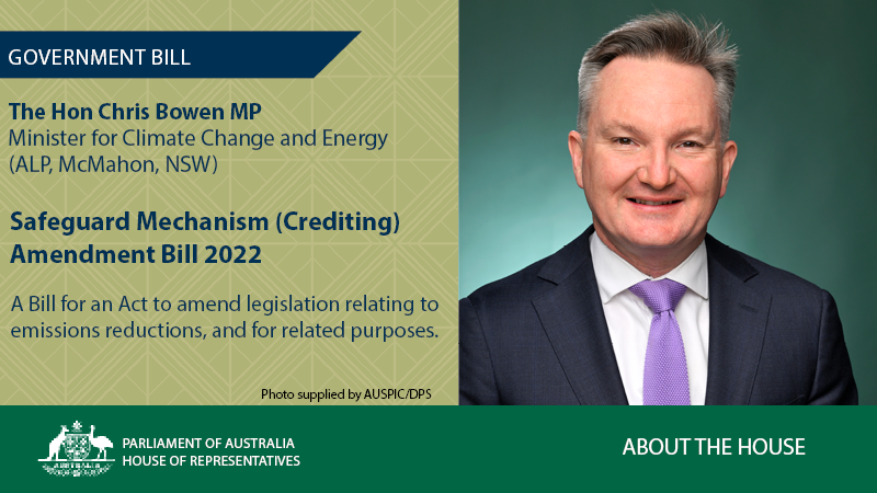 🚨 *Bill Alert* 🚨

Following a division, the House has agreed to the Senate's amendments to the Safeguard Mechanism (Crediting) Amendment Bill 2022.
✅ 89
❌ 50

The bill will be prepared for assent.

For full details of the vote, see: aph.gov.au/divisions.