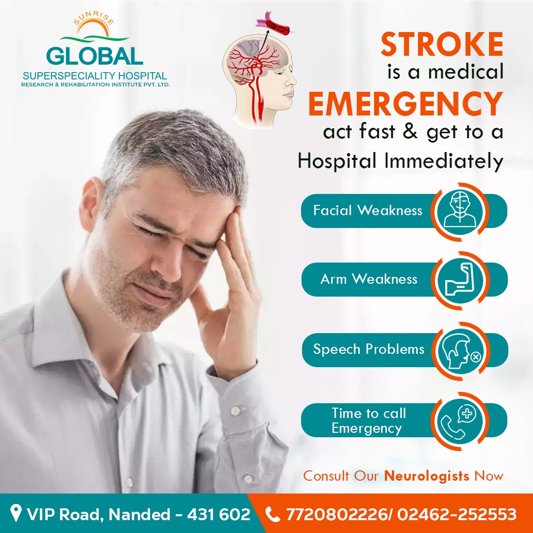SunriseGlobal1's tweet image. Consult  our neurologists at SUNRISE GLOBAL SUPERSPECIALITY HOSPITAL by calling on 7720802226 or 02462 252553.
#brainproblem #neurologist #neurotreatment #neckpain #neck #nervetreatment #spine #spinepain #sportinjuries #superspecilityhospital #sunriseglobalhospital