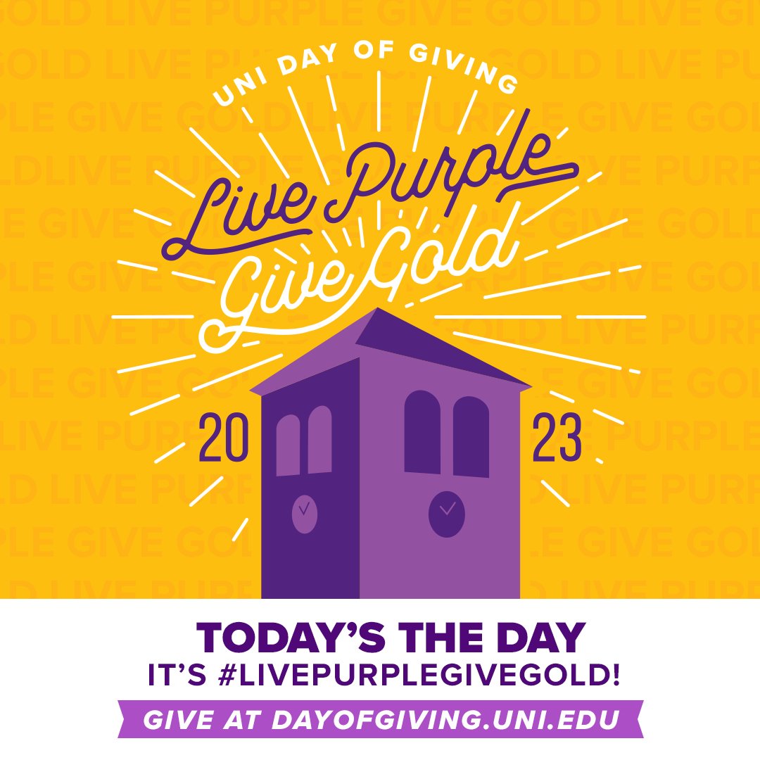 📣 Panthers, TODAY'S THE DAY! Your gift to ANY area of campus keeps our Panthers going strong. Make your #LivePurpleGiveGold gift before midnight! 
👉 givecampus.com/02q4et