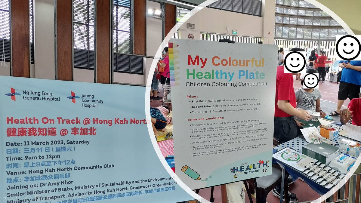 wlai010's tweet photo. Attended #JHCHealthOnTrack @ Hong Kah. Noticed that Arts has been utilised as an educational tool to teach young children about Healthy plate. The application of arts is limitless. 

@artsageingntu #ageing  #AG6309Wk2AY22T3 #Artsandhealthcampaign https://t.co/JTXRrkDVfp