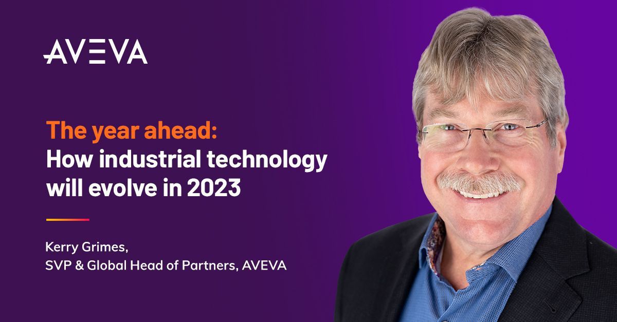 KlinkmannOy's tweet photo. Curious to know what trends will influence #industrial #technology channels in 2023? Kerry Grimes, the Head of Global Partners at AVEVA, reveals his thoughts on the top industrial technologies that will evolve this year. Read the full blog: https://t.co/ZGma8ZYPn6 https://t.co/vrWK67tl8v