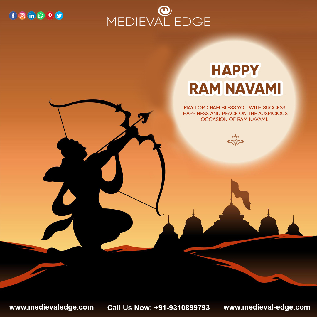 medievaledge's tweet photo. Medieval Edge wishes you Happy Ram Navami.🥳🪔
let us embody Lord Ram's righteousness, compassion, and courage teachings. May his divine light illuminate our hearts and guide us toward truth and dharma. https://t.co/BLl5dZvNKH