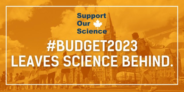 #ISupportGradStudents #ISupportPostdocs–#Budget2023 = less scientific progress and it will have short and long term consequences. Students are making important contributions to science and innovation, yet they cannot make ends meet. @cafreeland @justintrudeau #SupportOurScience