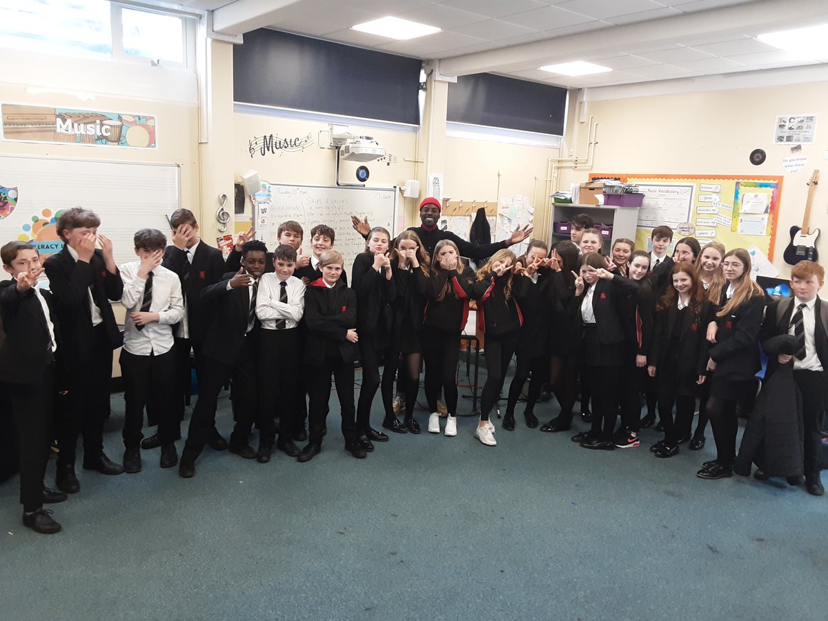 Two #Year8 Music classes enjoyed the multidisciplinary skill of song writing, along with #Beatboxing, looping and singing! Randolph from #Essex Music Services facilitated an engaging beatboxing workshop which the students loved! We'll be seeing more of Randolph in the future…