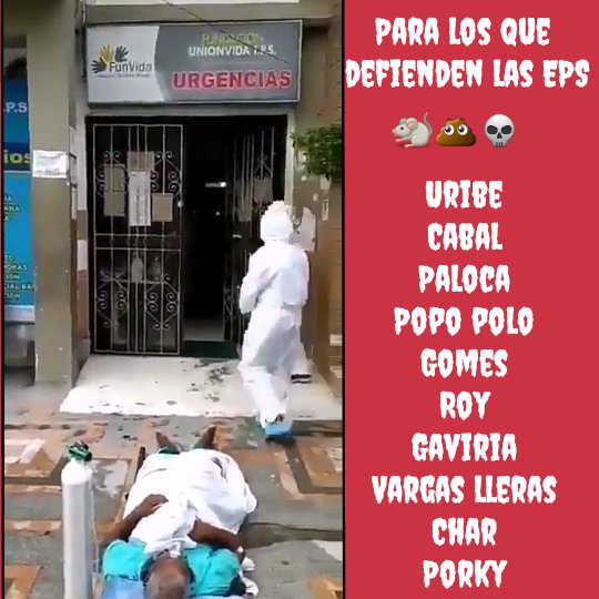 Barush89119666's tweet photo. #ReformaALaSalud
Se defiende en la calle 🇨🇴👊 https://t.co/LzA5cyafF4