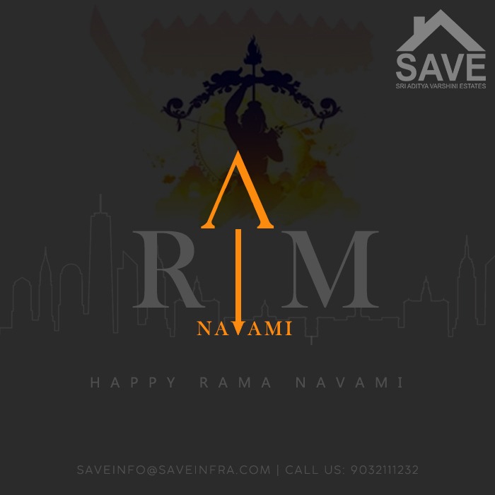 May the divine blessings of Lord Rama fill your life with love, joy, and happiness. Happy Sri Rama Navami!

#SriRamaNavami #HappySriRamaNavami #saveinfra #TechHomes #sriadityavarshiniestates #houseforsale #realestateinhyderabad #realestateagent  #gatedcommunity #Telangana