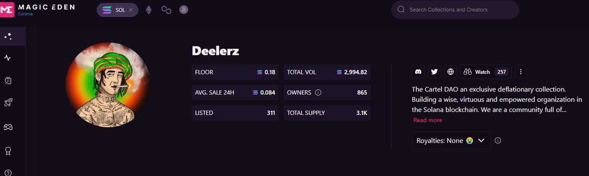 Our floor just went up by +100%, are you still fading into anon?
#DEELERZNFT #NFT #Deelerz