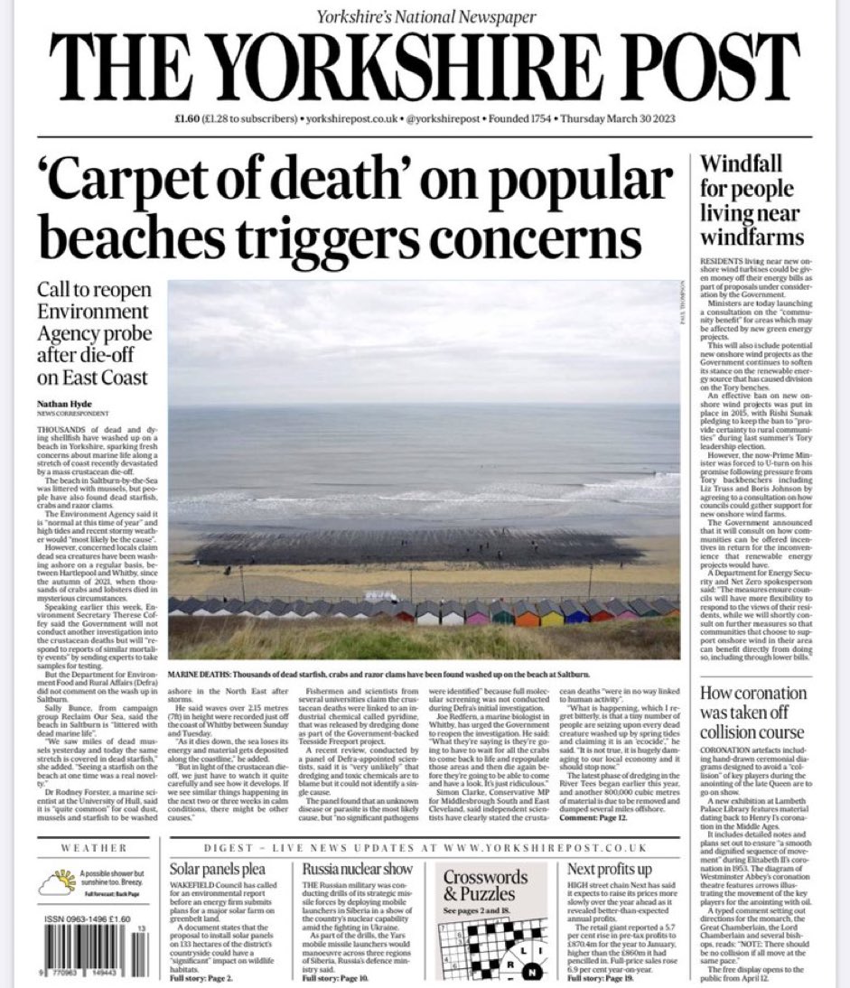 The Government are desperately trying to shut down this story. Well done the Yorkshire Post. Please retweet this, it’s a national disgrace