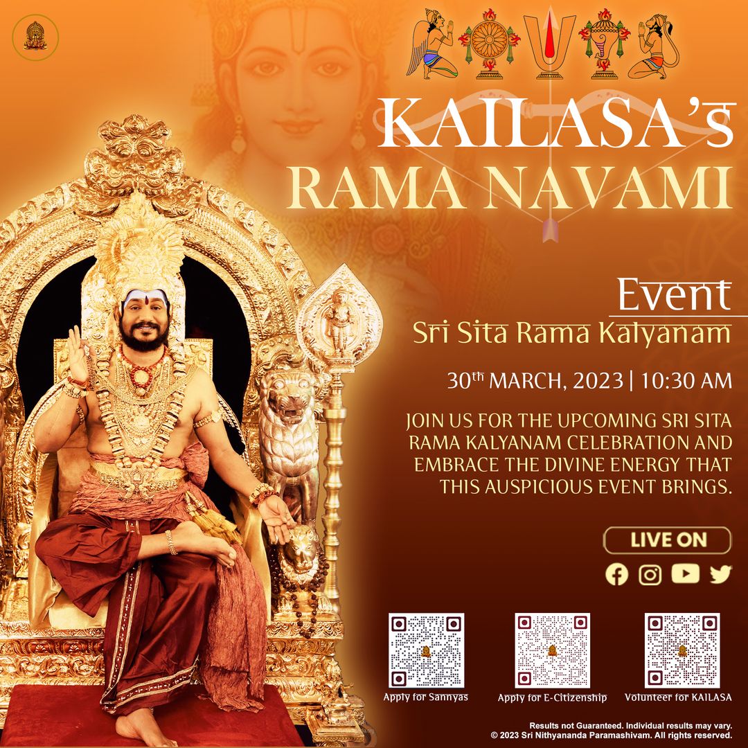KAILASA's SPH Nithyananda on Twitter: