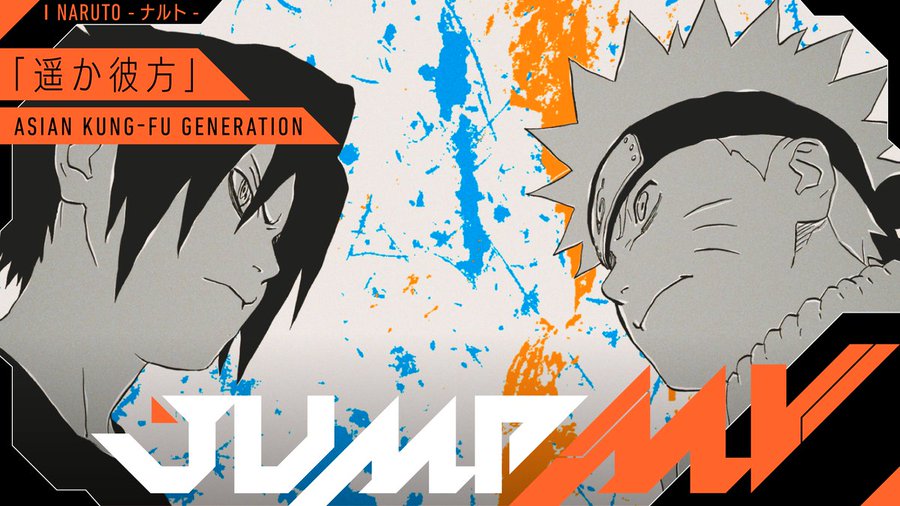 Watch a【#JUMP MV】music video made with panels from the original manga, available now!
#NARUTO (#MasashiKishimoto) 
x #HarukaKanata (ASIAN KUNG-FU GENERATION)
youtu.be/nsw-ddleSII 
 #NARUTO20th #AKG