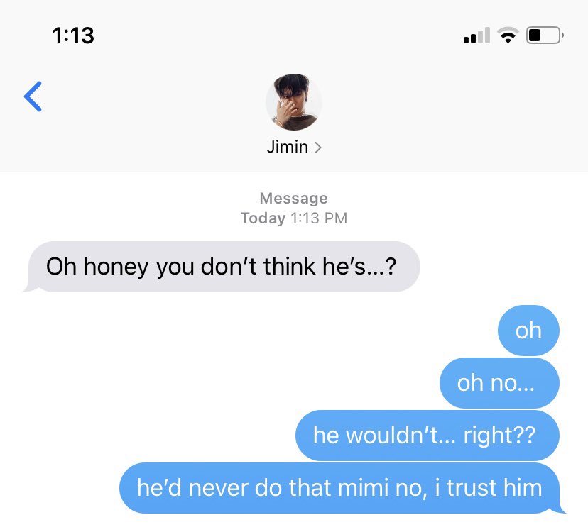 — #taekookau 

Where idol Jeon Jungkook seems to be hiding something from his boyfriend, model Kim Taehyung.