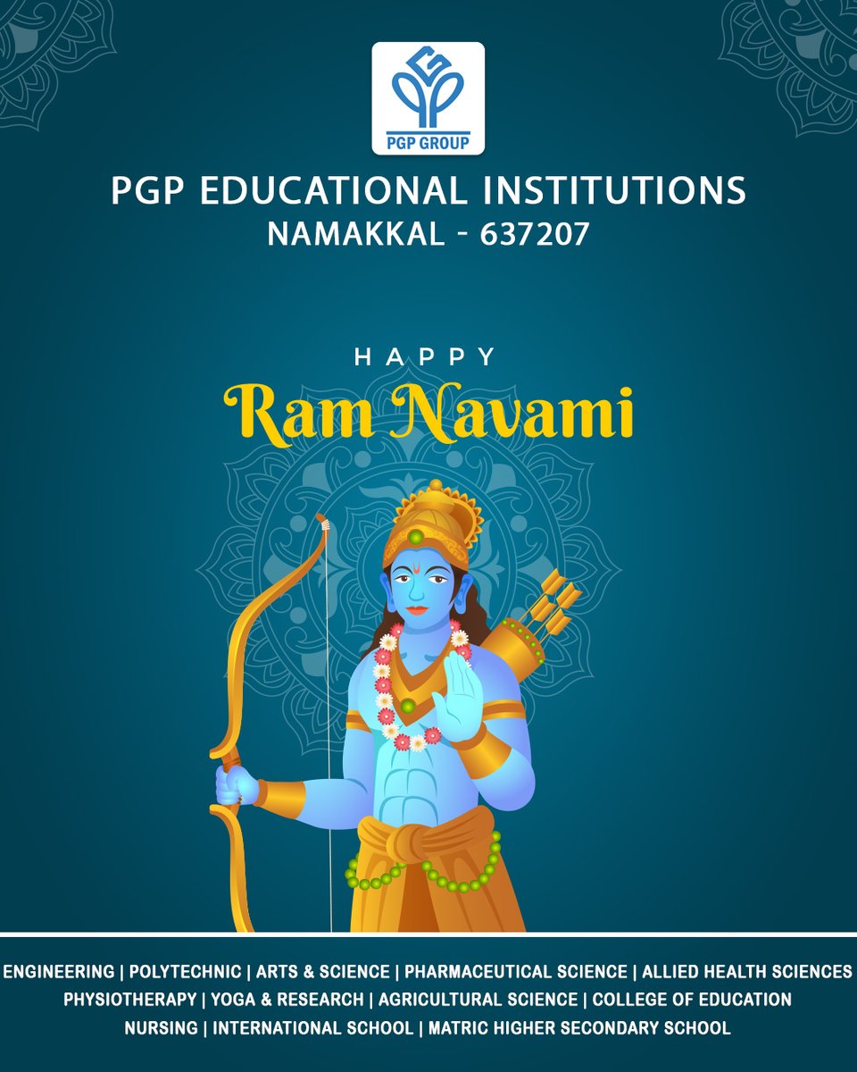 PGPPolytechnic's tweet image. Happy Ram Navami 😇