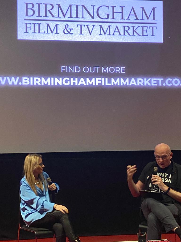 Hardest working gal in Brum @ActingForScreen chatting with the legend @simonbrew for @filmstories last night at @mac_birmingham
EARLYBIRD BFTM23 SUBMISSIONS CLOSE TOMORROW! Get your #film & #tv projects in front of top industry Execs at bit.ly/3oGm4RZ