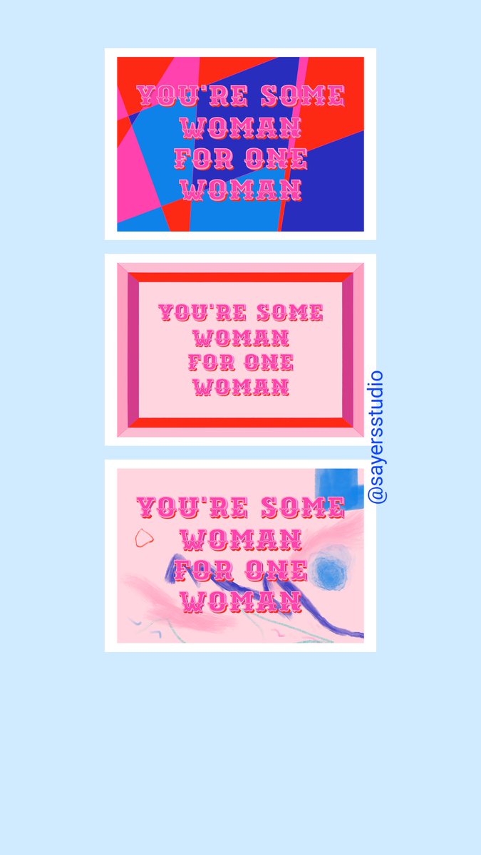 SayersStudio's tweet image. Working on a new collection, but what style background do you prefer? Top, middle or bottom? X #irish #heartofireland #somewoman #smallbusiness #irishart #irishartist #irishsayings #vote #poll #help #helpmedecide #helpme