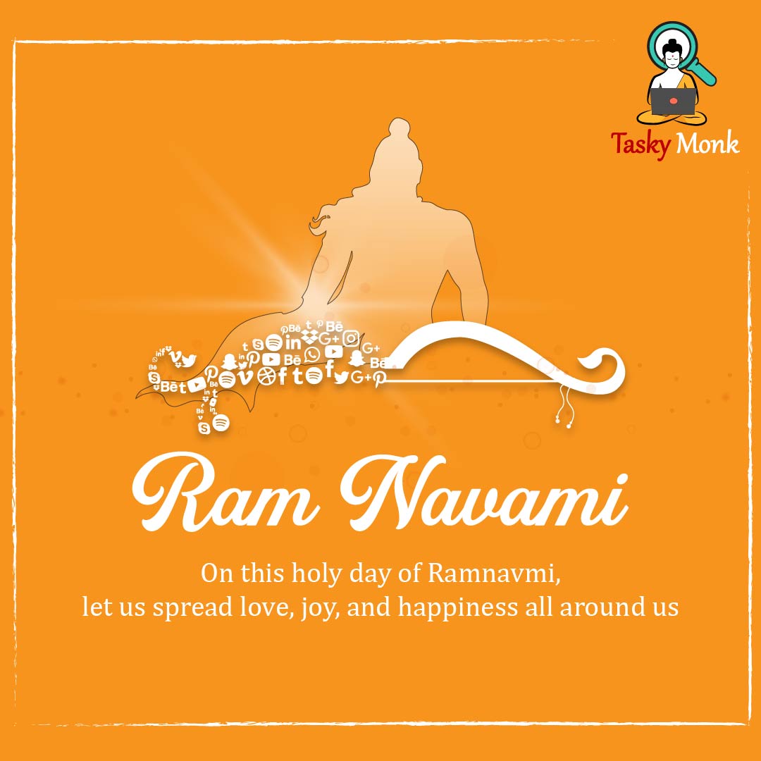TaskyMonk's tweet photo. On this auspicious day of Ramnavmi, let us vow to uphold the values of integrity, honesty, and compassion in all aspects of life.

#taskymonk #ramnavami https://t.co/YWKjNCc7G0