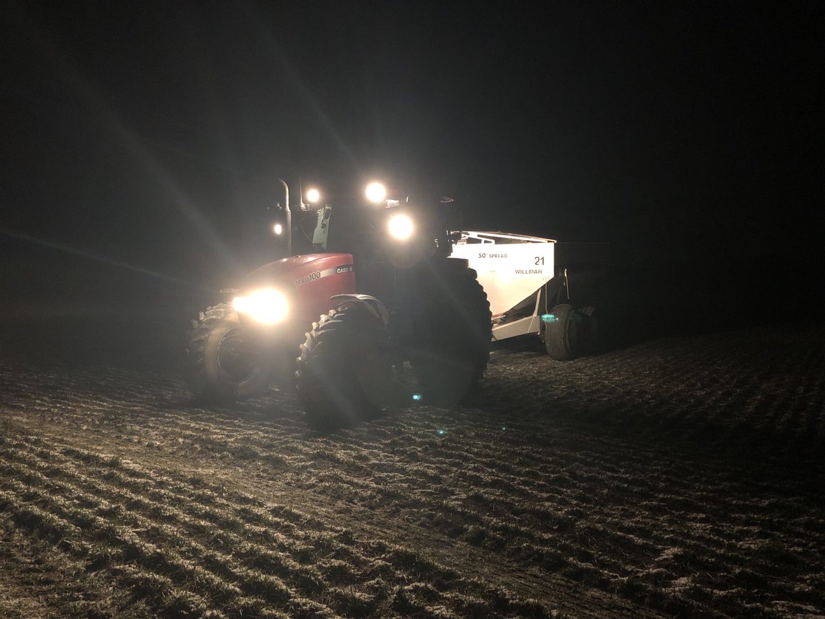 The small of crushed wheat under the tires on a crisp morning. If you know you know.