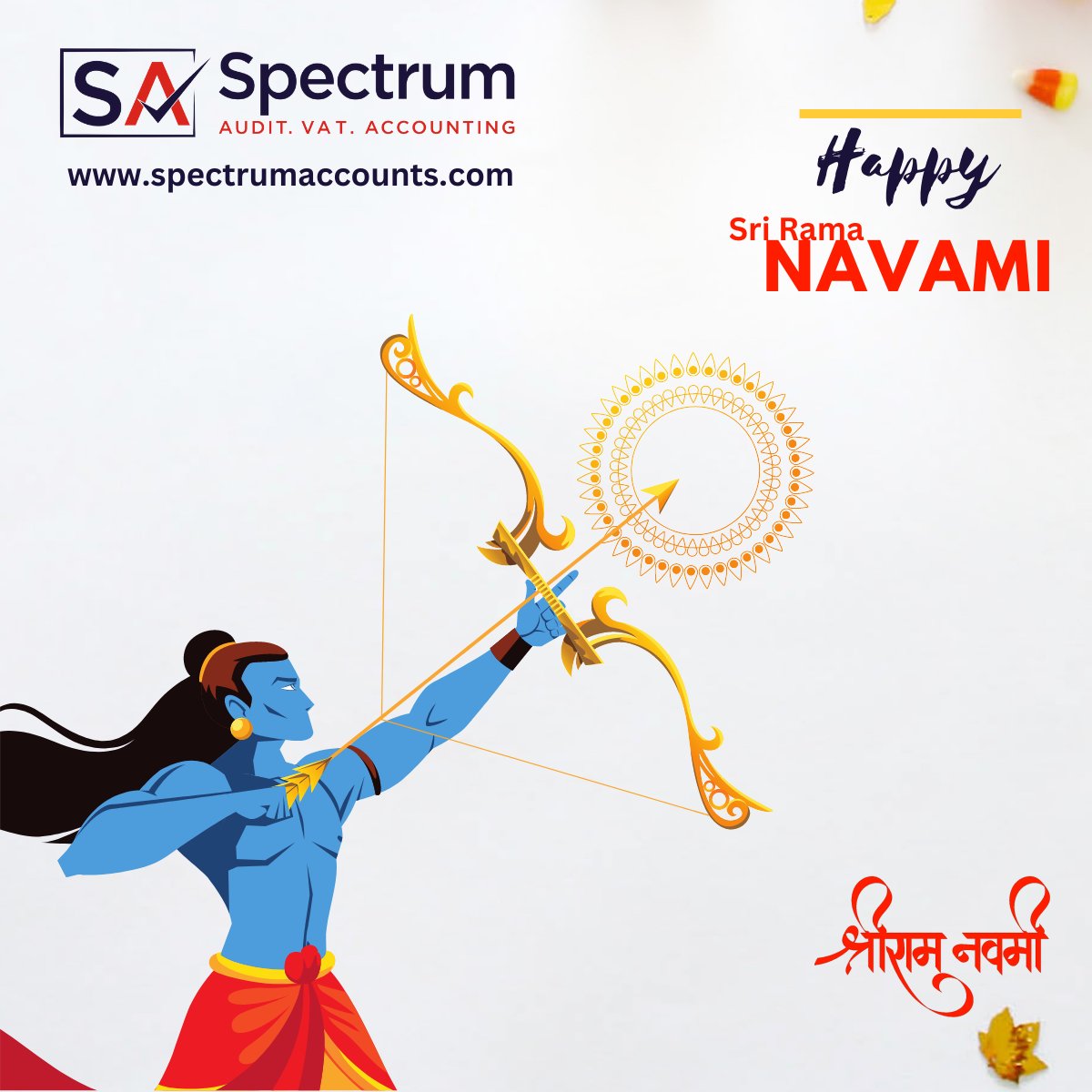 Festival greetings from Spectrum Auditing for all those celebrating Sri Rama Navami in India and across the world.

#festivalsofindia #indianculture #indianholidays #festival #india #indians #uae #dubai #culture #hindu