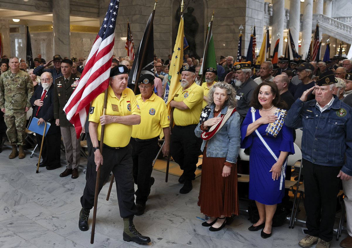 Photo of the day: How Utah is honoring veterans deseret.com/utah/2023/3/29…