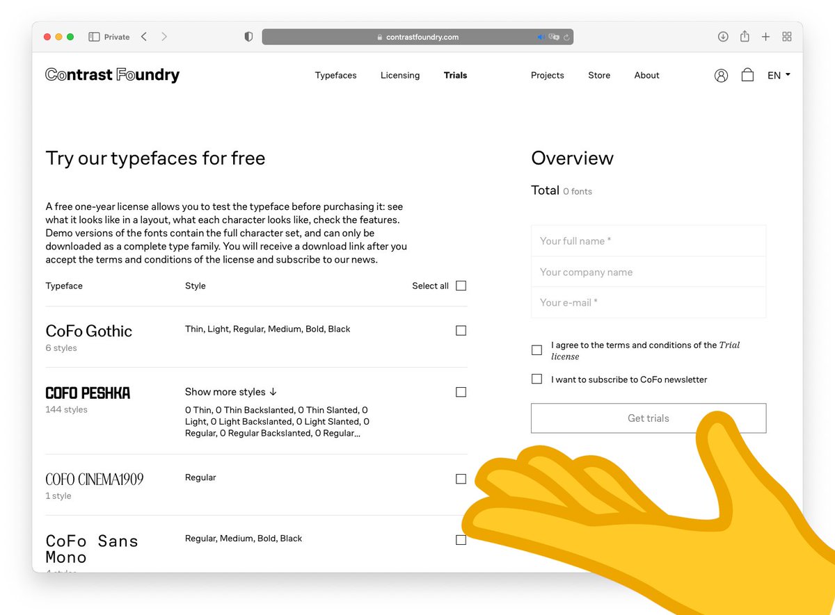 Free trials and cart share—read more about the updates on contrastfoundry.com in our latest newsletter: lnkd.in/eztBUXt9