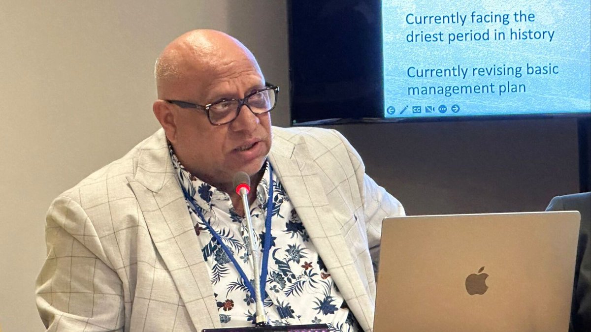 NRAR's tweet image. NRAR Board member Phil Duncan spoke about the importance of Indigenous water knowledge and &quot;nature-based solutions&quot; at the @UN_Water Conference last week. 

Read more from Phil in this @latimes article: lat.ms/3nn0HYw 

#NRAR #WaterAction #UNWater2023Conference