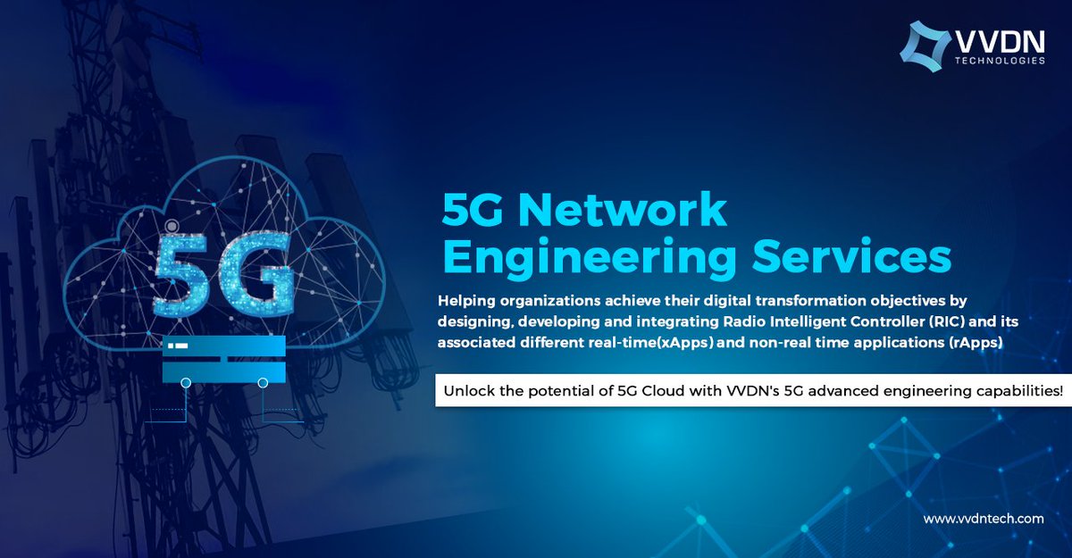 vvdn_tech's tweet photo. Helping network service providers &amp; telecom operators achieve their #digitaltransformation goals with our 5G network engineering capabilities. More at: https://t.co/vXdksoqprU

#Cloud #5GCloud #RIC #NetworkAutomation #5GLatency #technology #innovation #makeinindia https://t.co/xOP74dCFoC