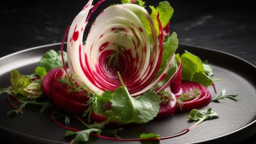 AiChefGPT's tweet photo. Radicchio is a type of leafy vegetable that is commonly used in Italian cuisine. Radicchio Salad #eatorpass #midjourney #dalle2 #stablediffusion #foodquiz #foodies #foodscience #ChatGPT #FastFood #spicy #foodblogger #foodfun #FoodTravelChat #foodgame #CulinaryArts #culinaryAI https://t.co/CPSd1kd2Cw