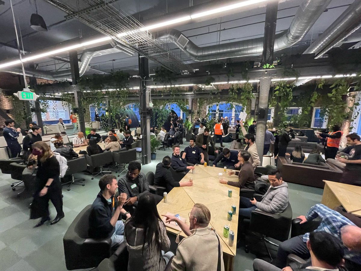 AICollectiveCo's tweet photo. Thank you SO much to the 150+ attendees at our summit today!! You all were AMAZING — we can’t wait to host this community again. 🥹

So much gratitude to our sponsors @gantry_ml and @werqwise for making this incredible evening come together!! https://t.co/AB0FhD4OKs